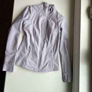 Lululemon Jacket light lavender- size 6. Barely worn